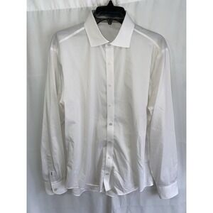 Twillory Mens 16 34-35 Dress Shirt The Hustle Tailored Fit Performance